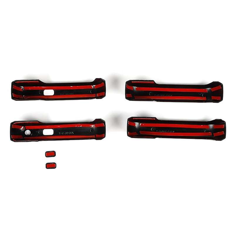 Exterior Door Handle Shell Decoration Cover Stickers Trim Black