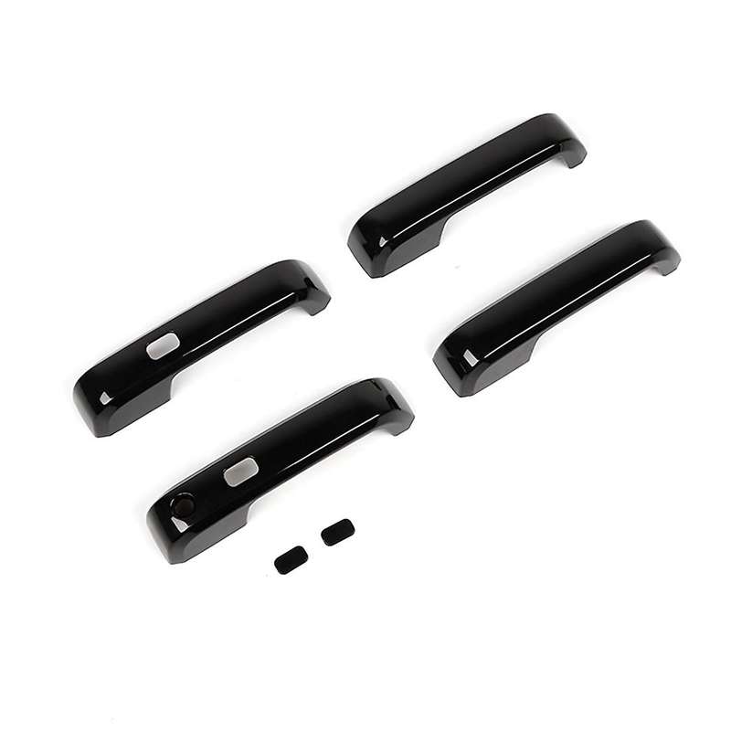 Exterior Door Handle Shell Decoration Cover Stickers Trim Black