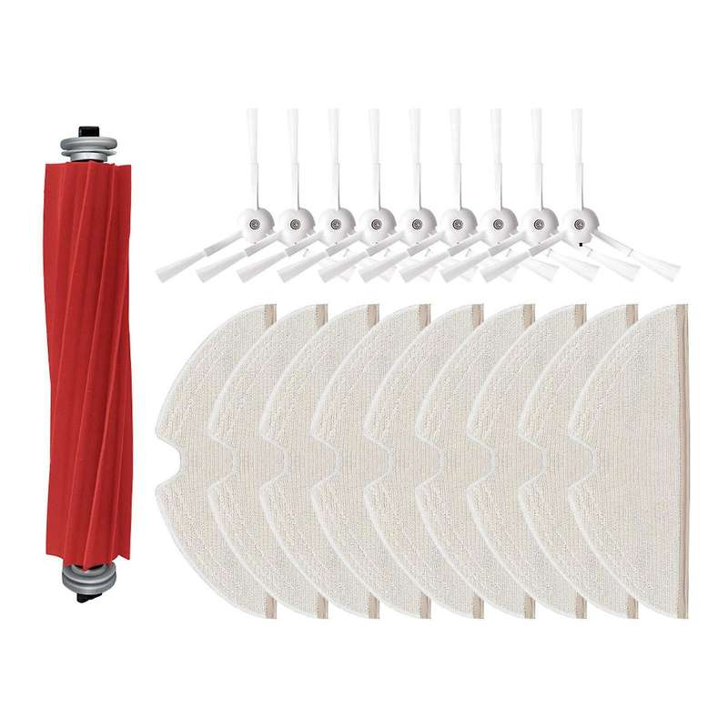 For Roborock T8 Robot Vacuum Cleaner Main Brush Side Brush Mop Cloth