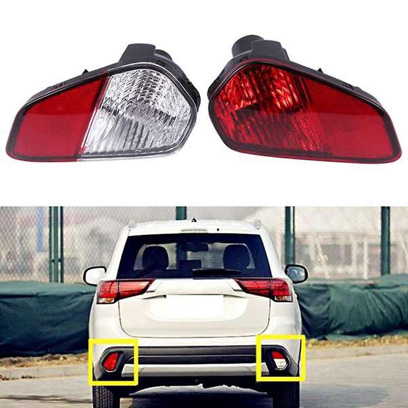 Right Rear Bumper Reflector Taillights for Mitsubishi Outlander 15-20