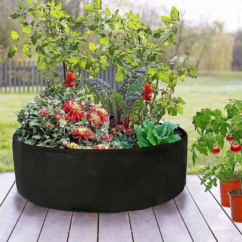 2pcs 50 Gallon Plant Grow Bags Thick Aeration Non-woven Large,b