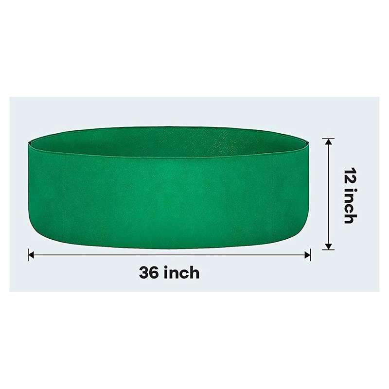2pcs 50 Gallon Plant Grow Bags Thick Aeration Non-woven Large,b