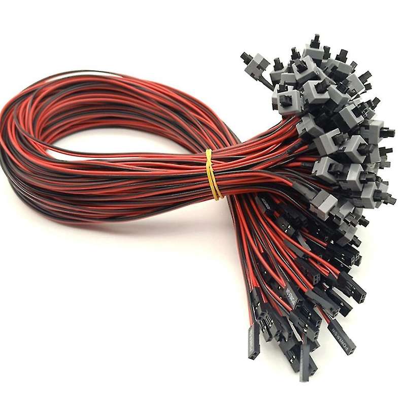 Sw Pc Power Cable On/off Push Button Atx Computer Switch Wire 50cm