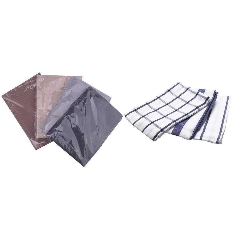 4pcs Cotton Table Napkins Tea Towel Absorbent Dish Cleaning Cloth