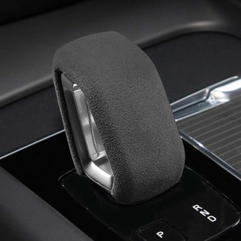 Gear Shift Knob Trim Cover Center Console Shift Sticker Red