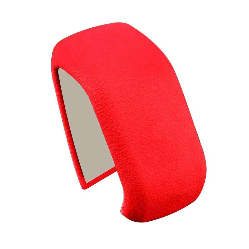 Gear Shift Knob Trim Cover Center Console Shift Sticker Red