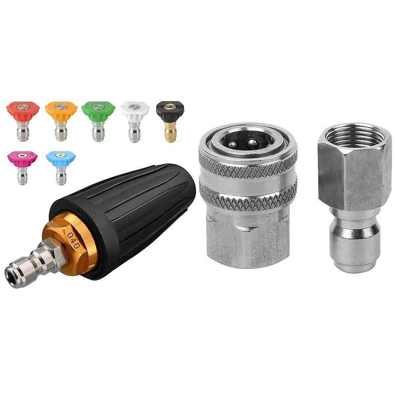 Stainless Steel Pressure Washer Adapter Set G3/8 Inch