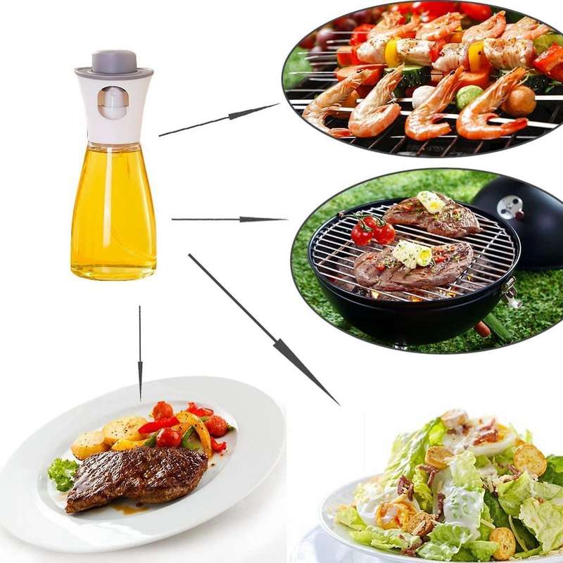 3 Pieces Oil Spray Bottle Olive Oil Sprayer for Cooking Barbecue