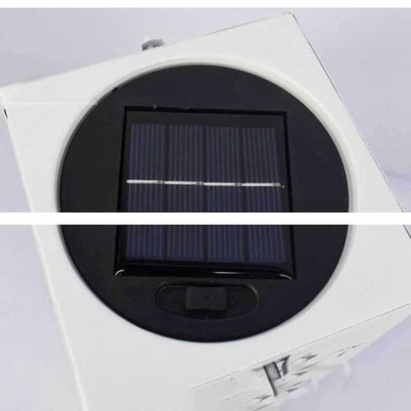 Solar Light and Shadow Night Light Home Garden Decoration(white)
