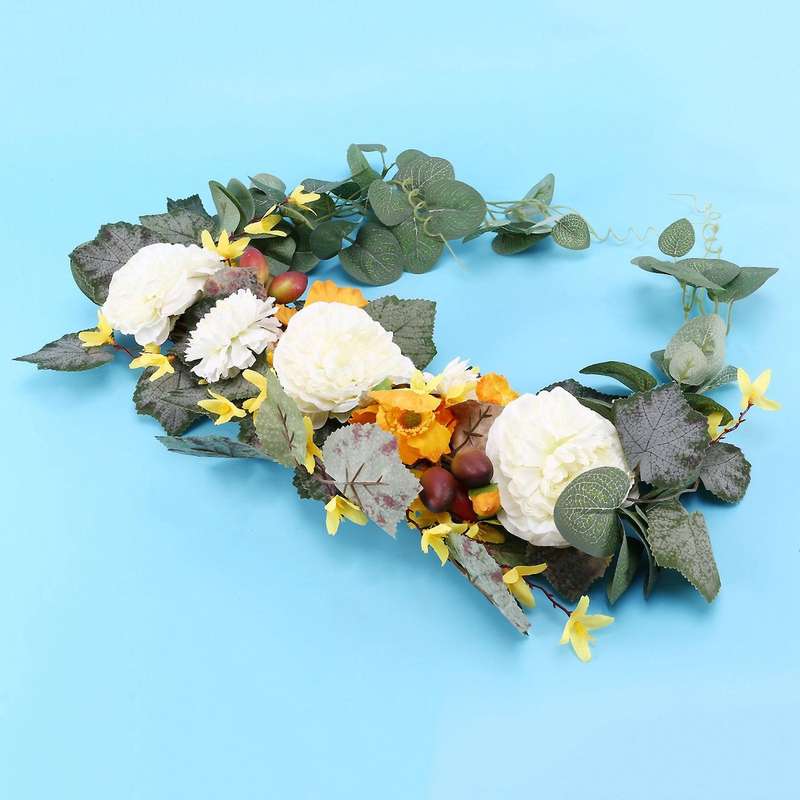Greenery Swag for Front Door Window Wall Wedding Arch Decoration