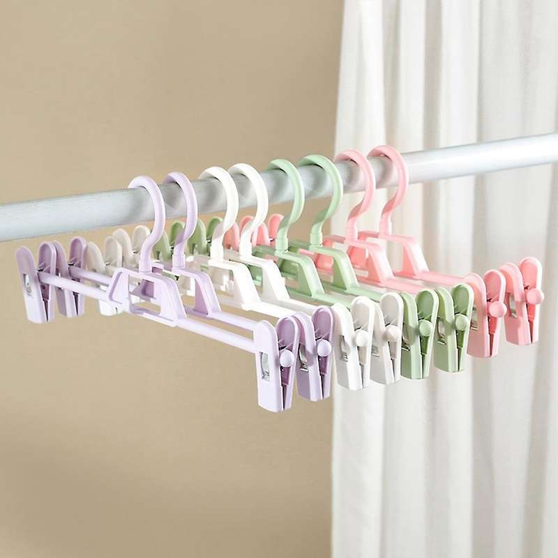Adjustable Plastic Clothes Rack for Pant Skirt Clip Bra Clothespin C