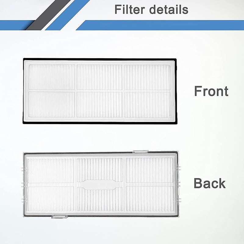 Filter Detachable Rubber Main Brush Cover Mop Cloth Side Brush