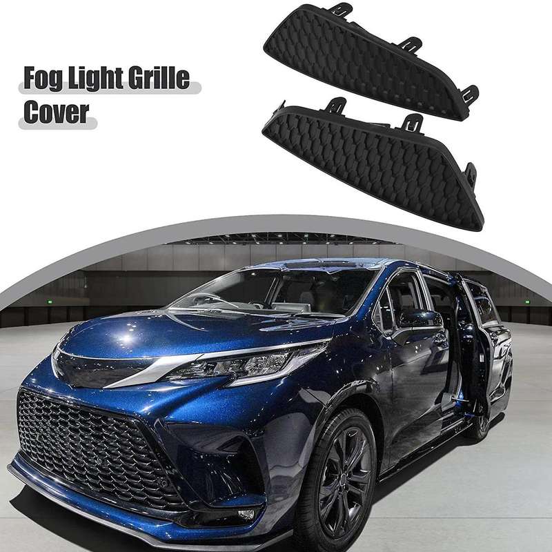 For Toyota Sienna Se 2021 1pair Front Bumper Grille Cover 52118-08030