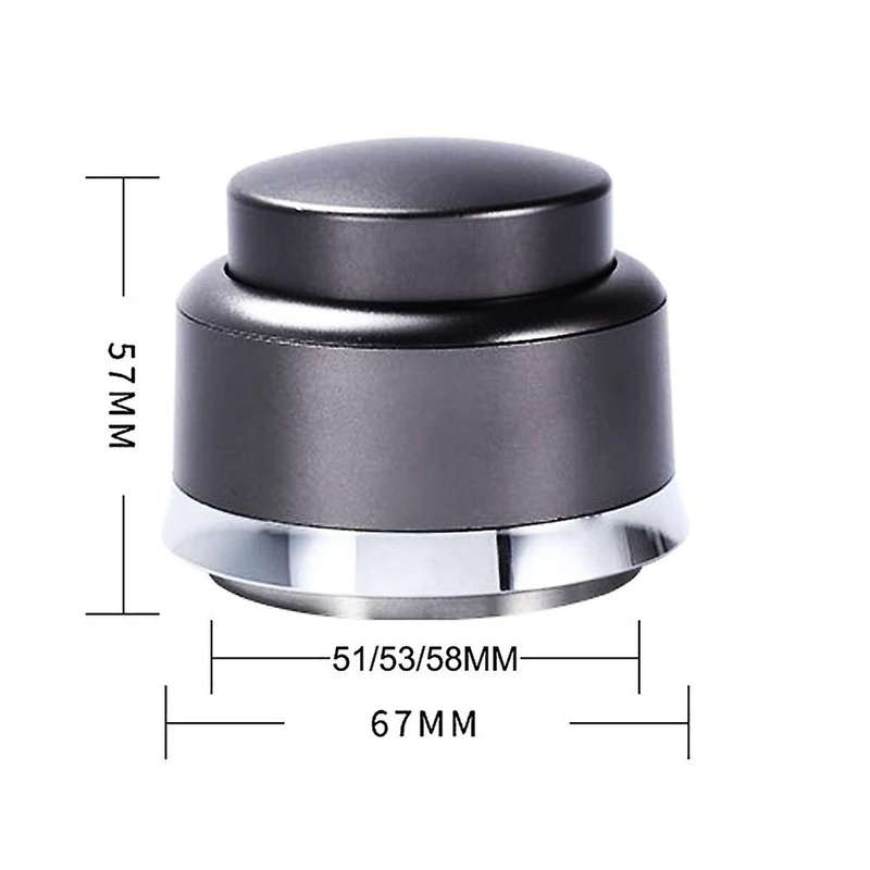 Stainless Steel Espresso Accessory Coffee Tamper Adjustable -53mm
