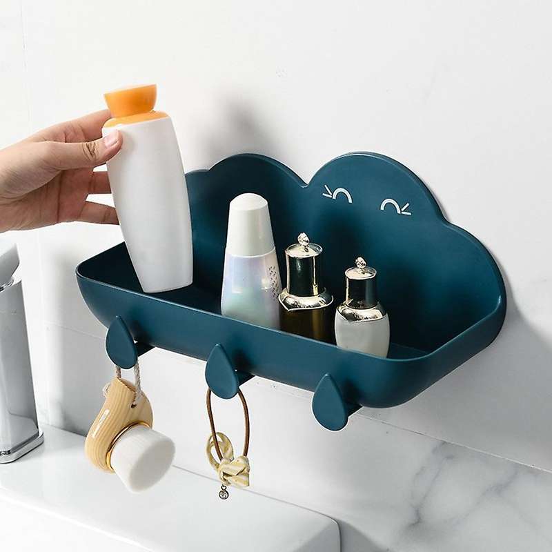 Bathroom Drain Racks, Punch-free Suction Wall Storage Shelves