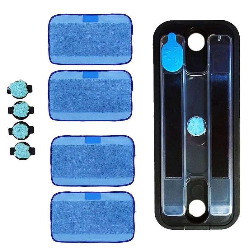 1 Set Wet Tray Reservoir Pad for Irobot Braava 320 380 Mint 4200 5200