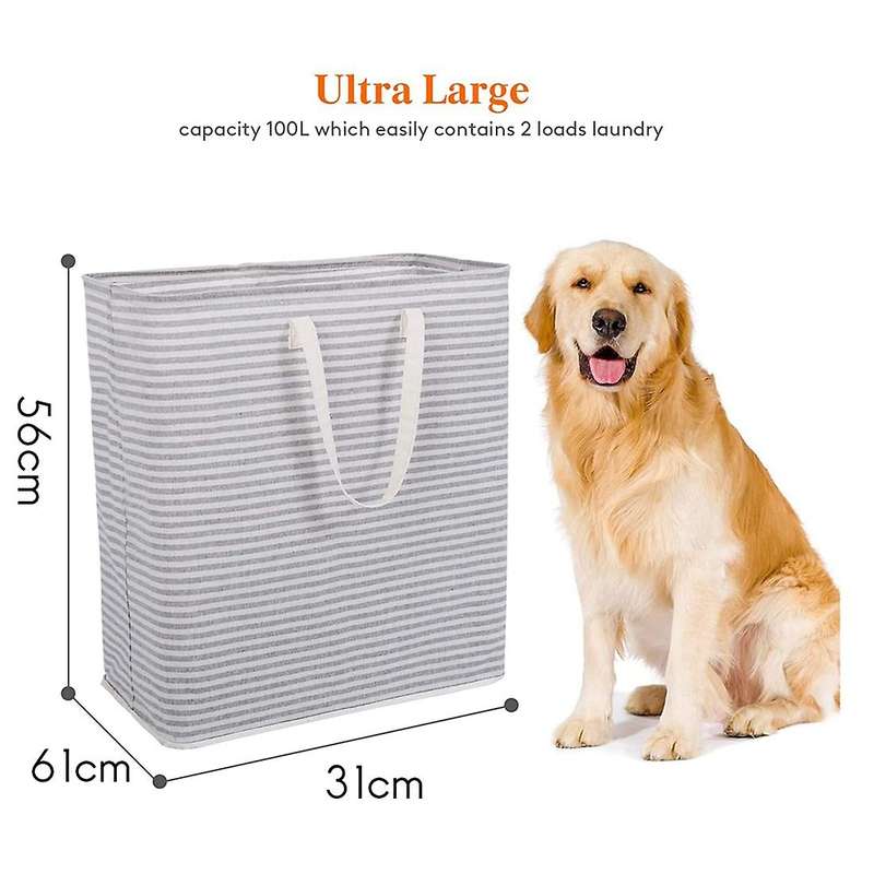 Freestanding Laundry Hamper Collapsible Extra Large Clothes Basket