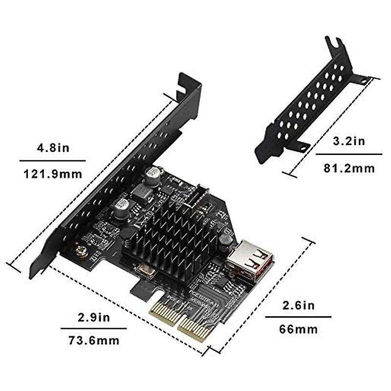 Usb3.1 Gen2 Internal 20-pin Front Panel Connector Expansion Card