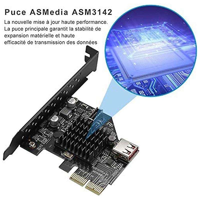 Usb3.1 Gen2 Internal 20-pin Front Panel Connector Expansion Card
