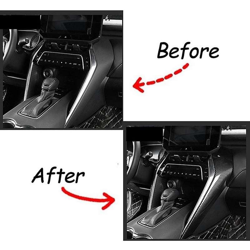 For Toyota Harrier Venza 2020-2022 Center Control Panel Side Strips