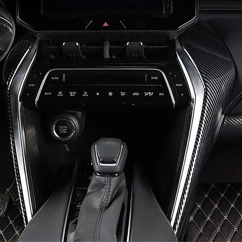For Toyota Harrier Venza 2020-2022 Center Control Panel Side Strips