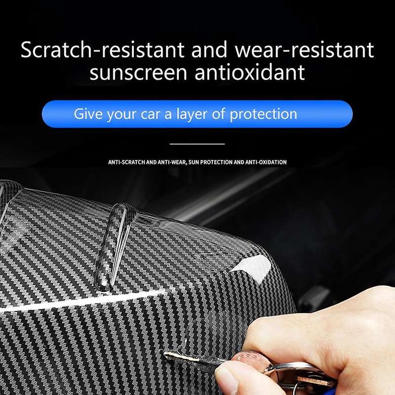 For Toyota Cover Cap Trim Decor Sticker Accessories,carbon Fiber