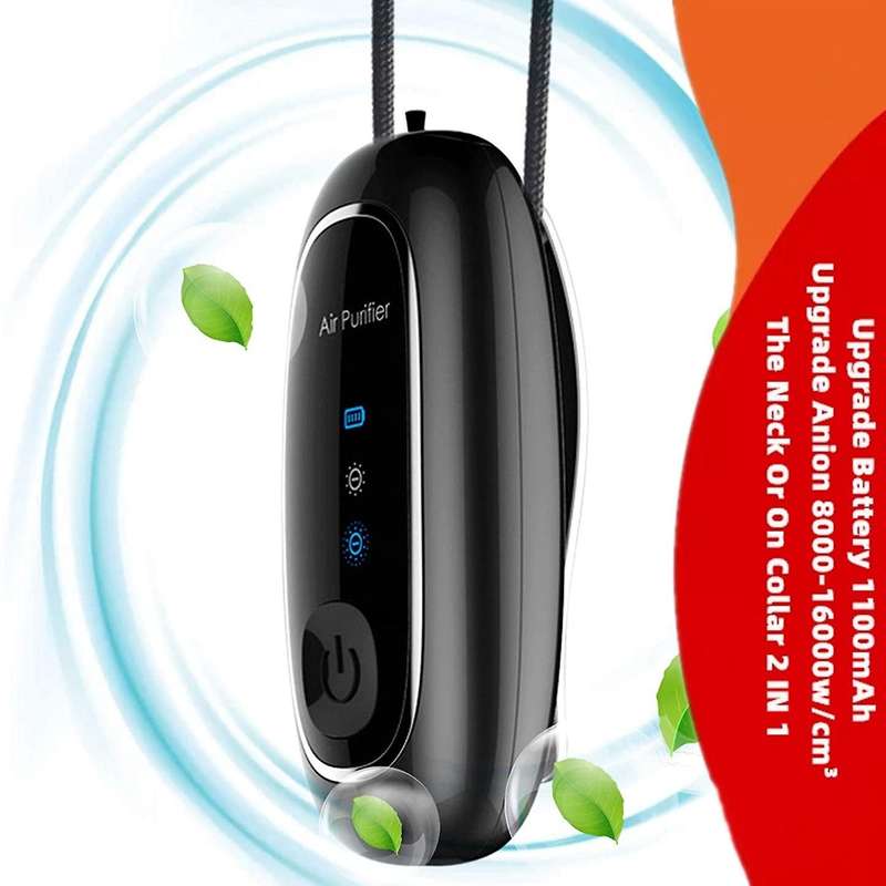 Air Purifier Around The Neck Or On Collar for Both Kids and Adults