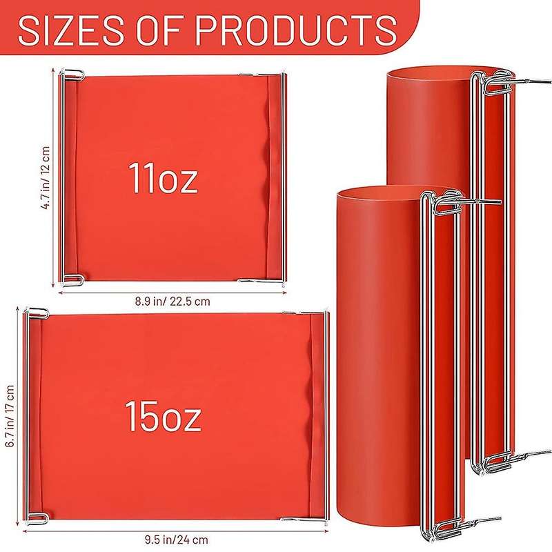 2 Pieces Mug 11 Oz and 15 Oz Silicone Cup Clamp for Printing Mugs
