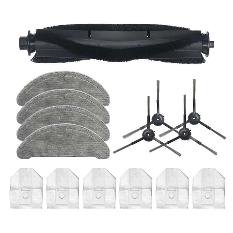 15pcs Main Brush Roll Brush Dust Bag for Roidmi Eve Vacuum Cleaner