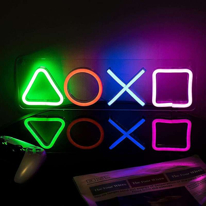 Gaming Neon Lights Signs Usb Powered for Game Room,bar Decoration