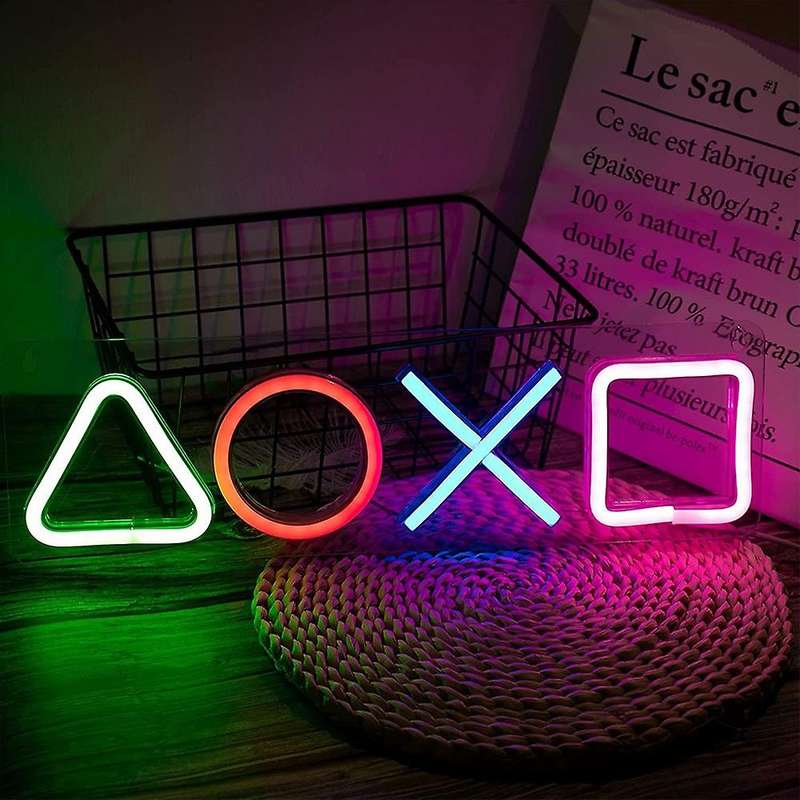 Gaming Neon Lights Signs Usb Powered for Game Room,bar Decoration