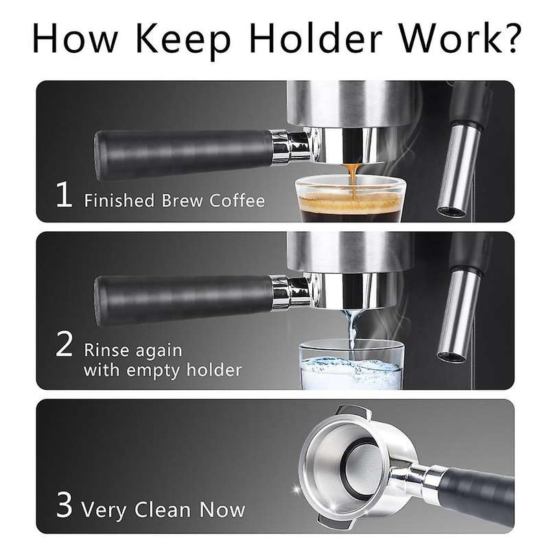 Coffee Bottomless Portafilter for Delonghi Ecp31.21/eco310 Filter