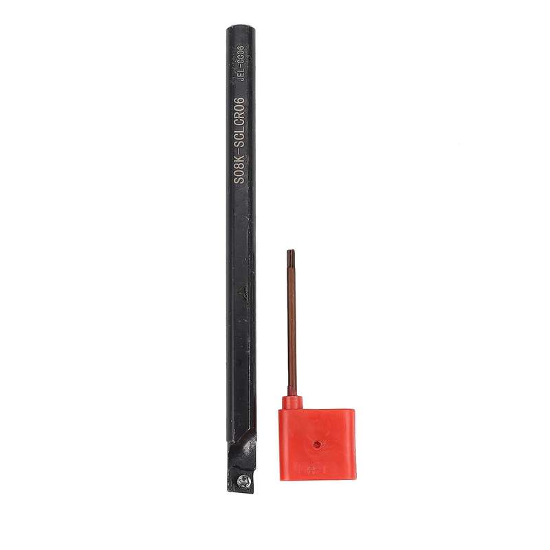 8mm Shank Indexable Lathe Turning Tool Holder with Carbide Inserts