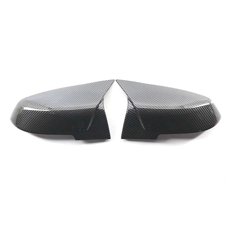 1 Pair Paste Rearview Mirror Cover Carbon Black for Bmw F20 F21 F23