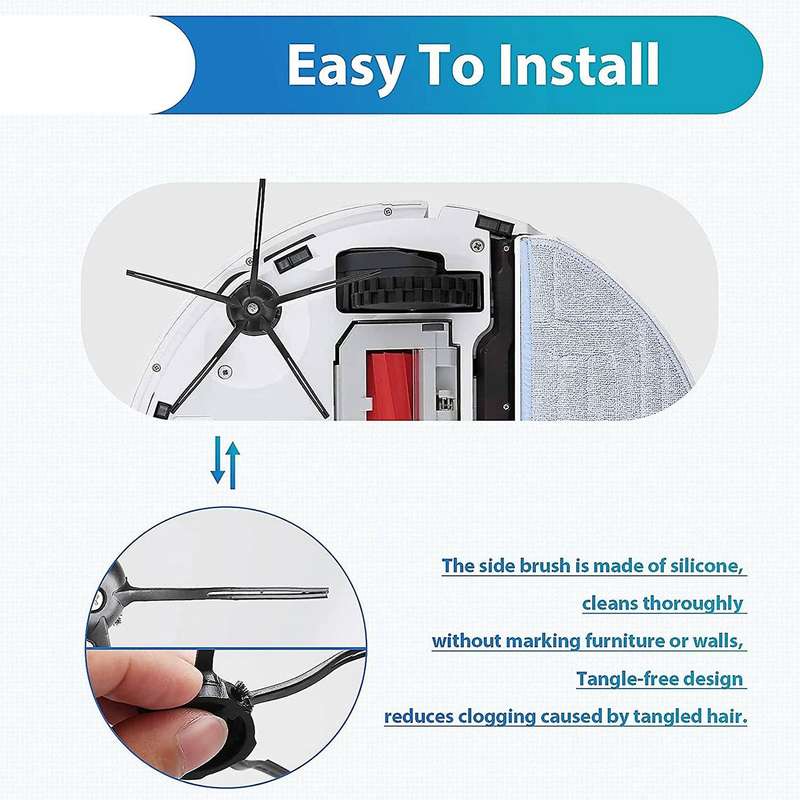 For Xiaomi Roborock S7 T7 T7s T7 Plus Robot Side Brushes Hepa Filter