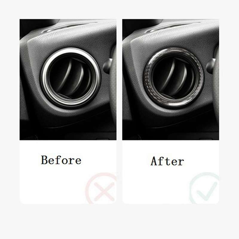 Car Air Conditioning Outlet Vent Circle Sticker for Subaru Brz Toyota