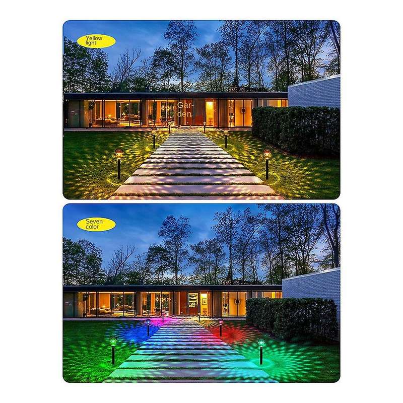 Garden Outdoor Solar Led Lights,solar Path Lawn Light Cold Light