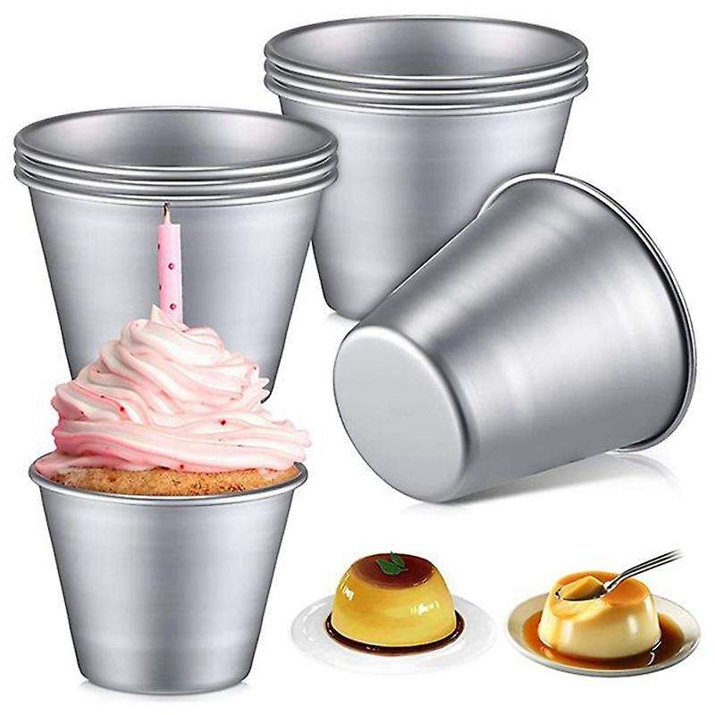 16pcs Pudding Cups Egg Tart Mold Ramekin Dipping Sauce Cup Mold