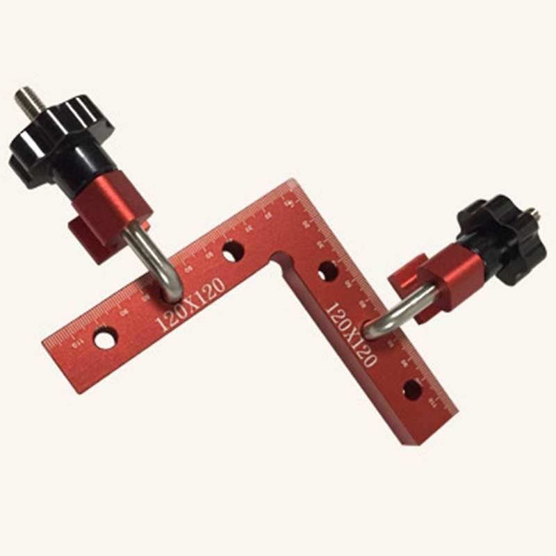 4pcs Right Angle Square Adjustable Corner Clamping Ruler 120mm