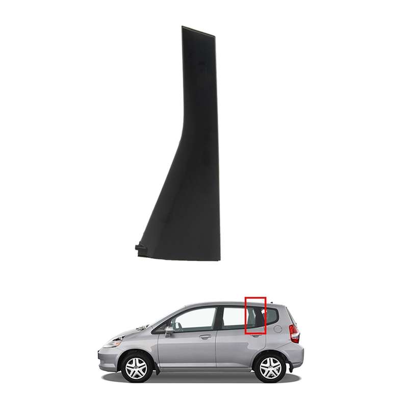 Car Left Rear Door Outer Pillar Garnish Trim Panel 72721-sag-h00