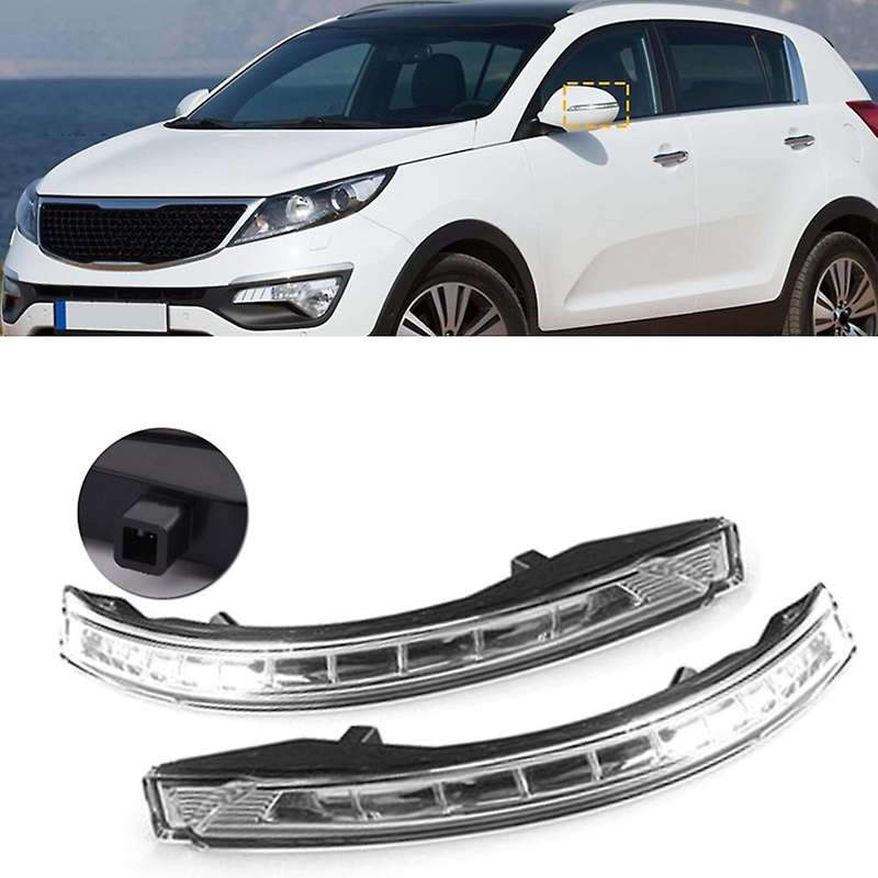 Car Led Rearview Mirror Turn Signal Lamp for Kia Sportage 2011-2014