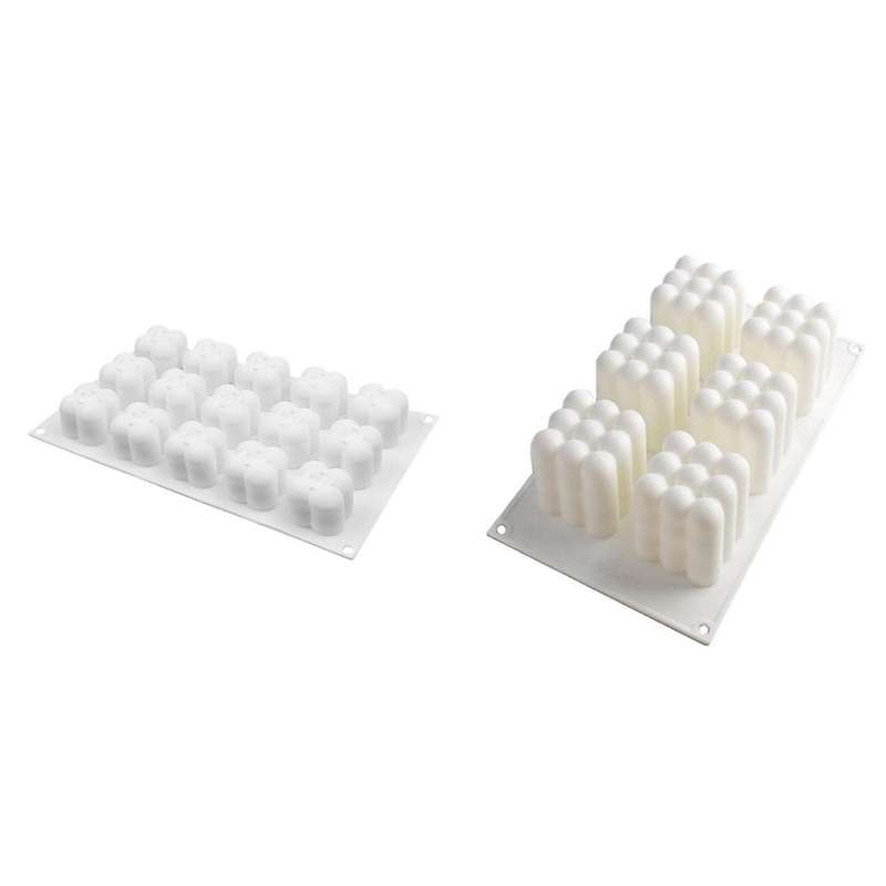 6 Cavity 3d Candle Mold Silicone Molds for Diy Handmade Craft
