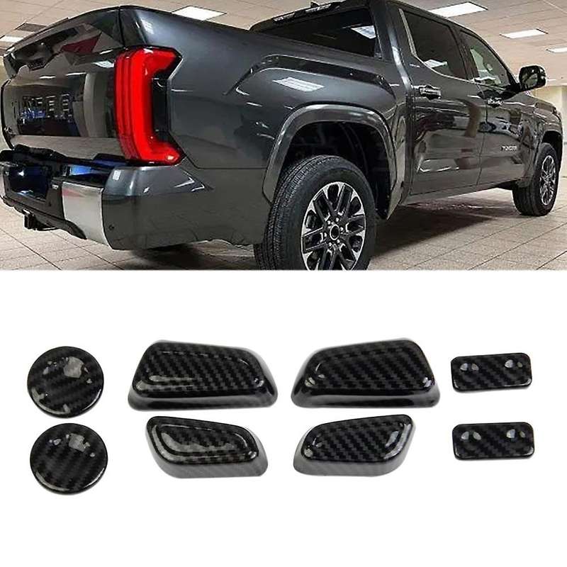 Car Carbon Fiber Abs Seat Adjustment Knob Button Switch Decoration