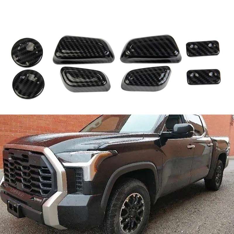 Car Carbon Fiber Abs Seat Adjustment Knob Button Switch Decoration
