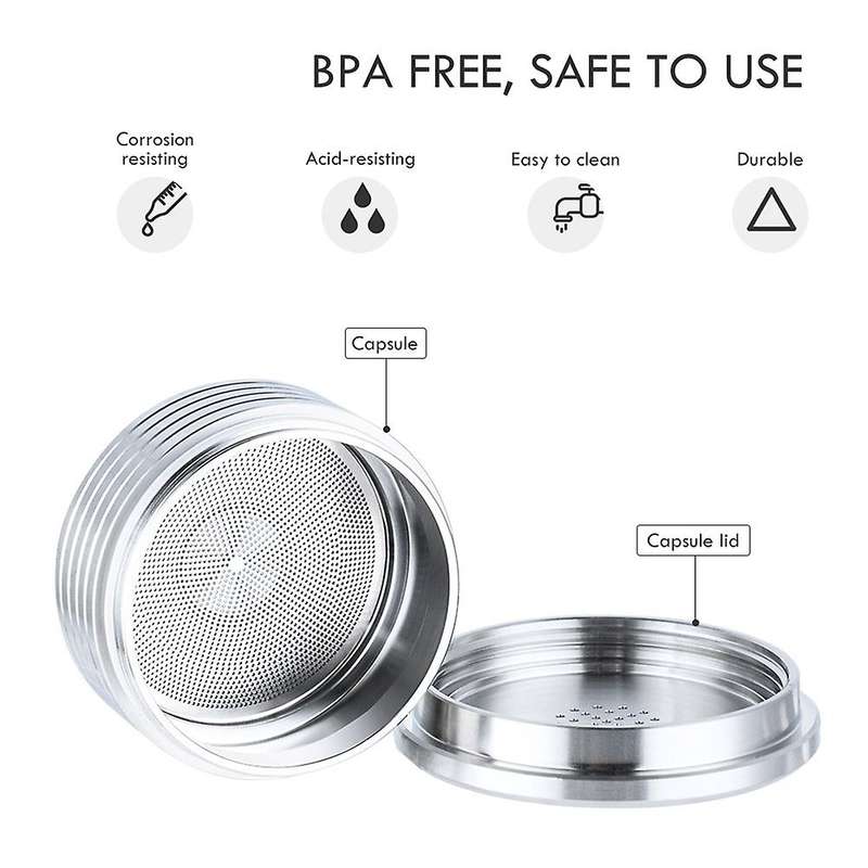 For Delta Q In Coffee Filters Stainless Steel Reusable Coffee Capsule
