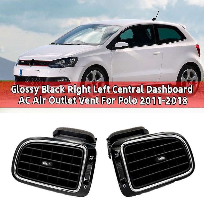 Car Glossy Black Front Right Dashboard Ac Air Vent for Polo 2011-2018