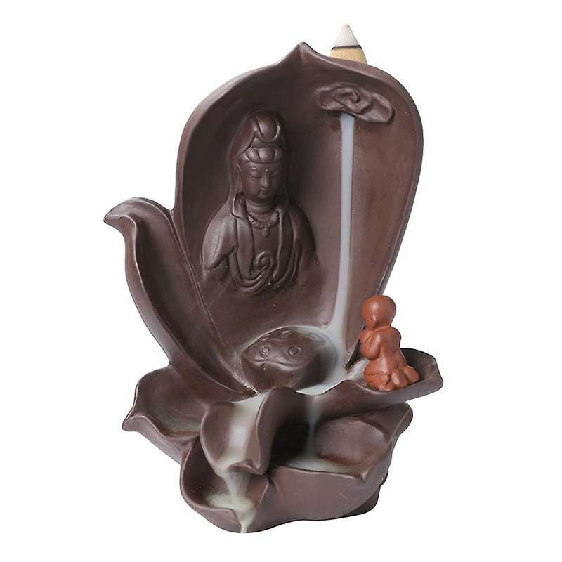Reflux Aroma Ceramic Incense Burner Waterfall Backflow Censer