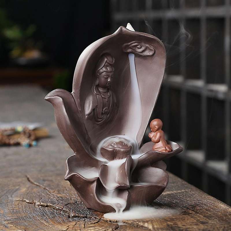 Reflux Aroma Ceramic Incense Burner Waterfall Backflow Censer
