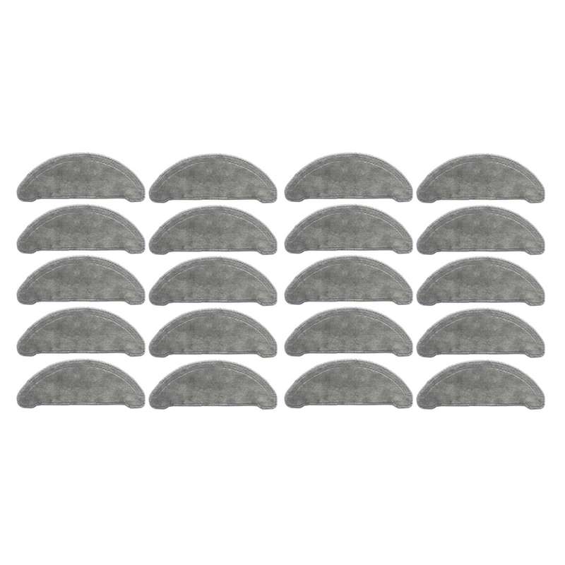 20pcs Mops Cloths Sets Parts for Roidmi Eve Plus Robot Vacuum Cleaner