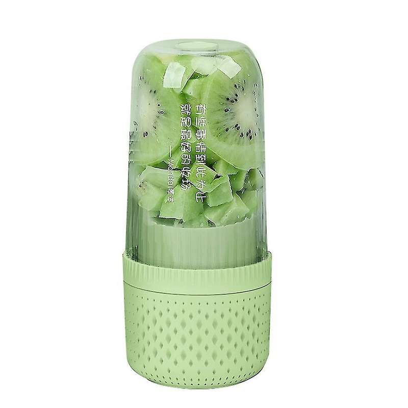 Monda Juicer 4-blades Electric Blender Usb Fruit Mixer 250ml (green)